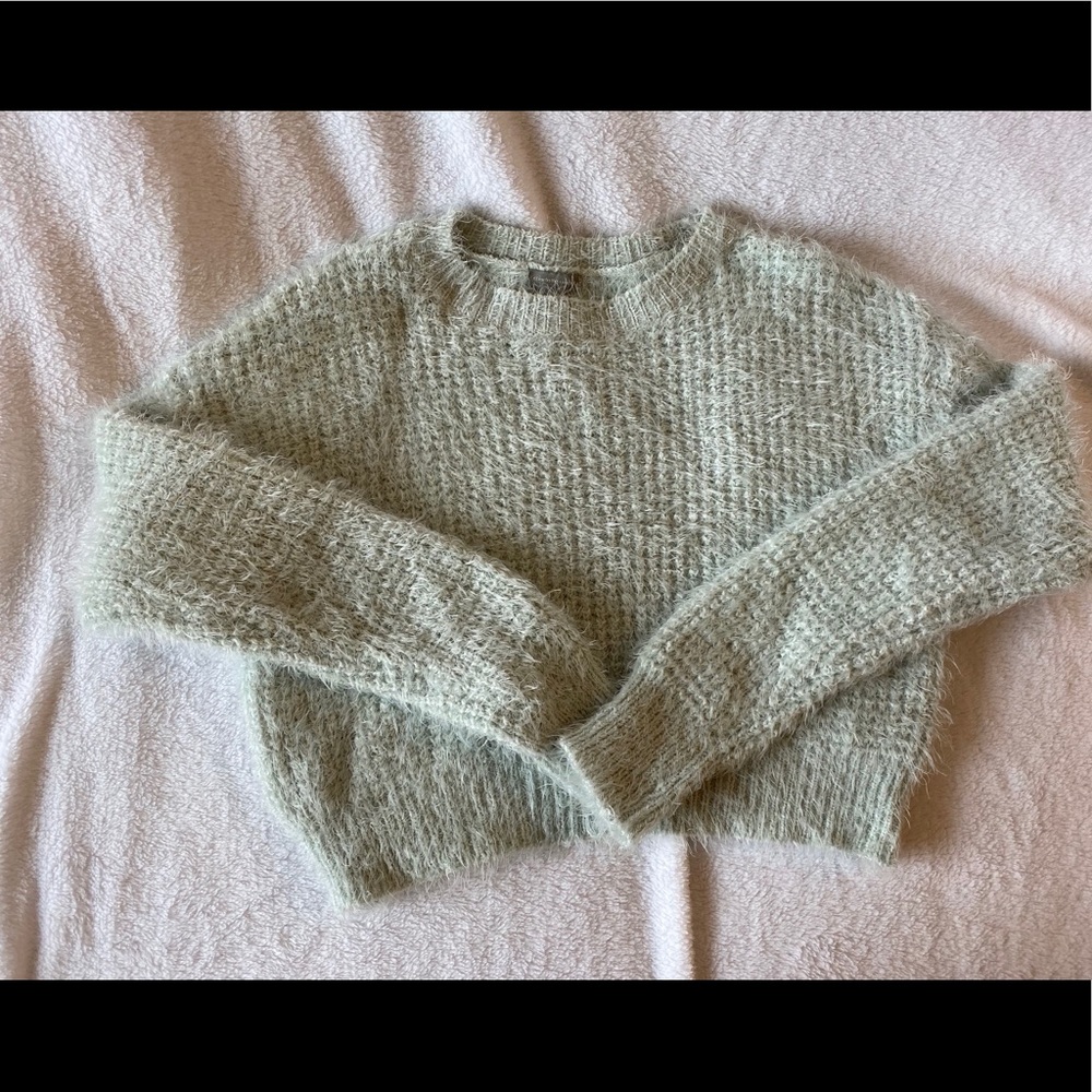 Charlotte Russe mint green sweater